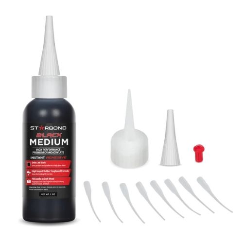 Starbond BLACK Medium CA superglue